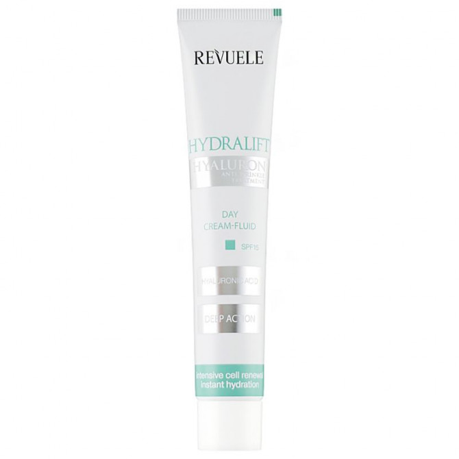 Увлажняющий дневной крем-флюид Revuele Hydralift Hyaluron Day Cream Fluid SPF15 50 мл купить в Украине 2