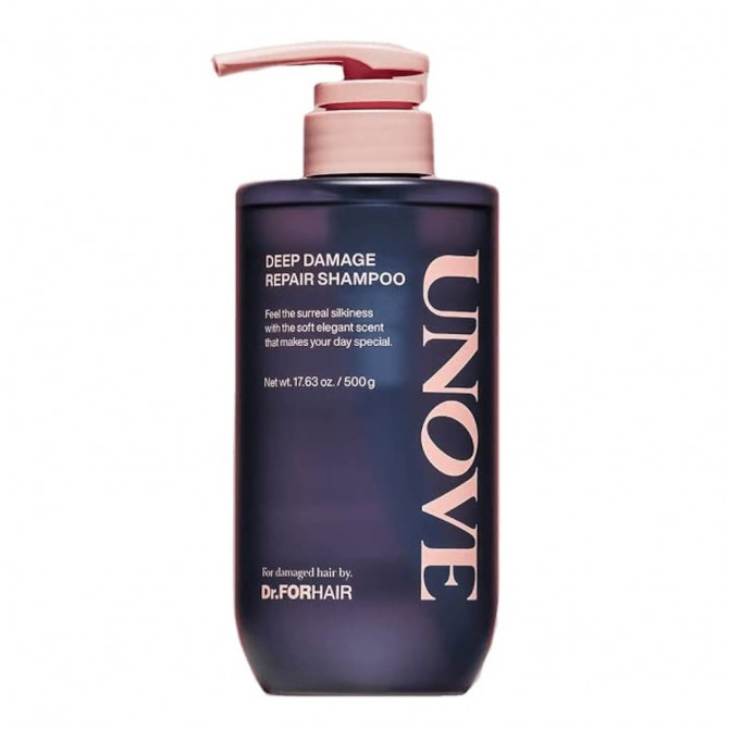 Восстанавливающий шампунь для поврежденных волос UNOVE Deep Damage Repair Shampoo 500 мл купить в Украине