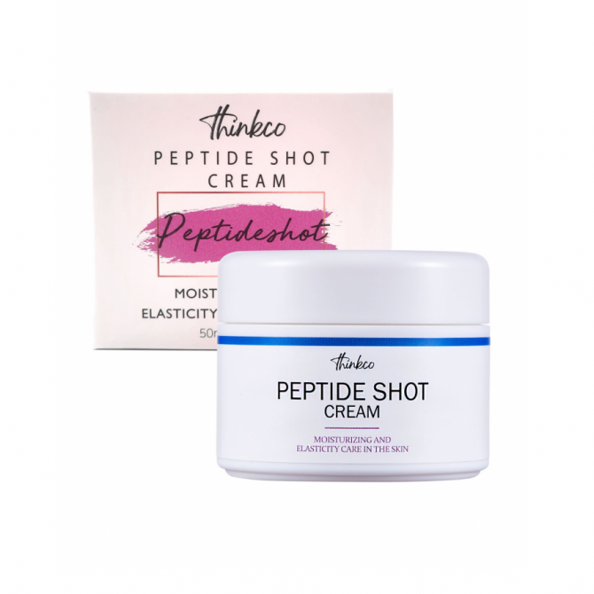 Омолоджувальний крем з пептидами Thinkco Peptide Shot Cream 50 мл купити в Україні