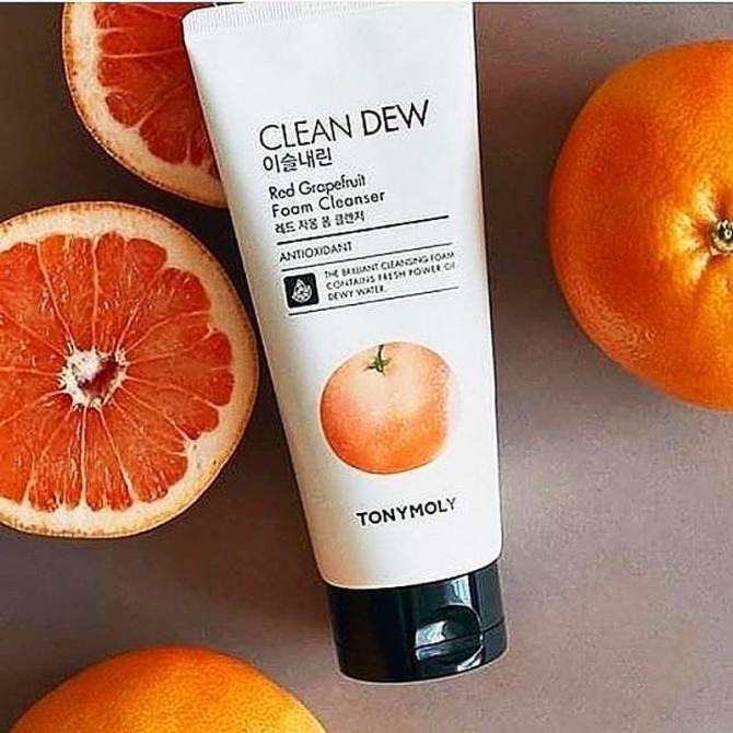 Пінка для вмивання з грейпфрутом TONYMOLY Clean Dew Foam Cleanser Red Grapefruit 180 мл купити в Україні 3