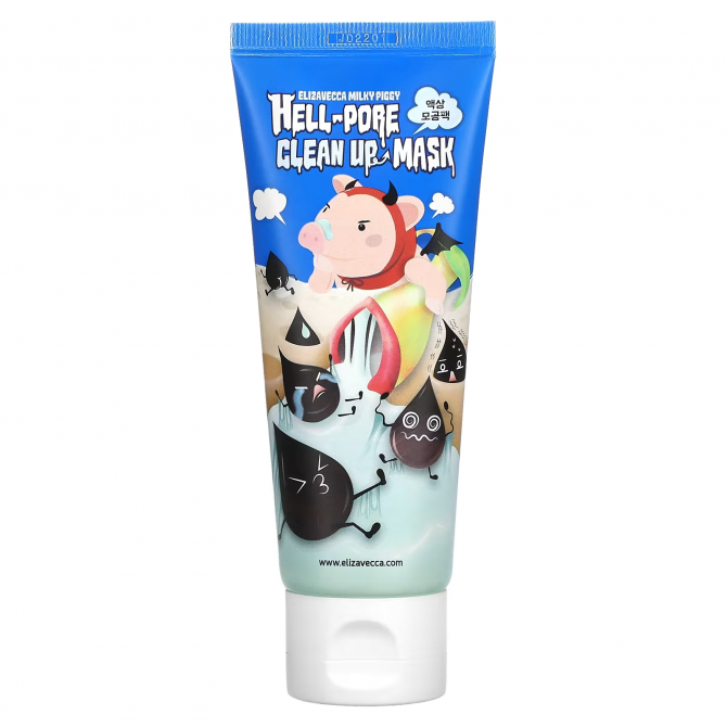 Маска для очищення пор Elizavecca Hell Pore Clean Up Mask100 мл купити в Україні 2