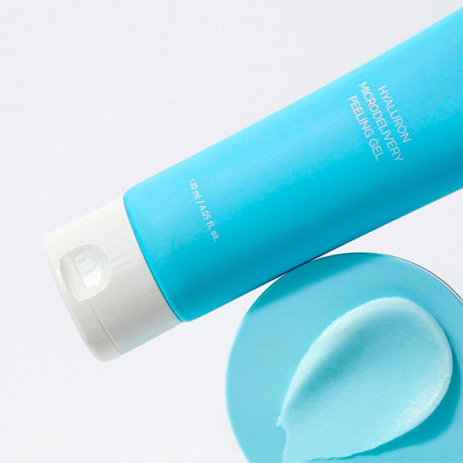 Увлажняющий пилинг-скатка с гиалуроновой кислотой Trimay Hyaluron Microdelivery Peeling Gel 120 мл купить в Украине 2