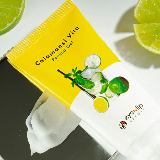 Вітамінний пілінг-скатка з екстрактом каламансі EYENLIP Calamansi Vita Peeling Gel 120 мл купити в Україні 3