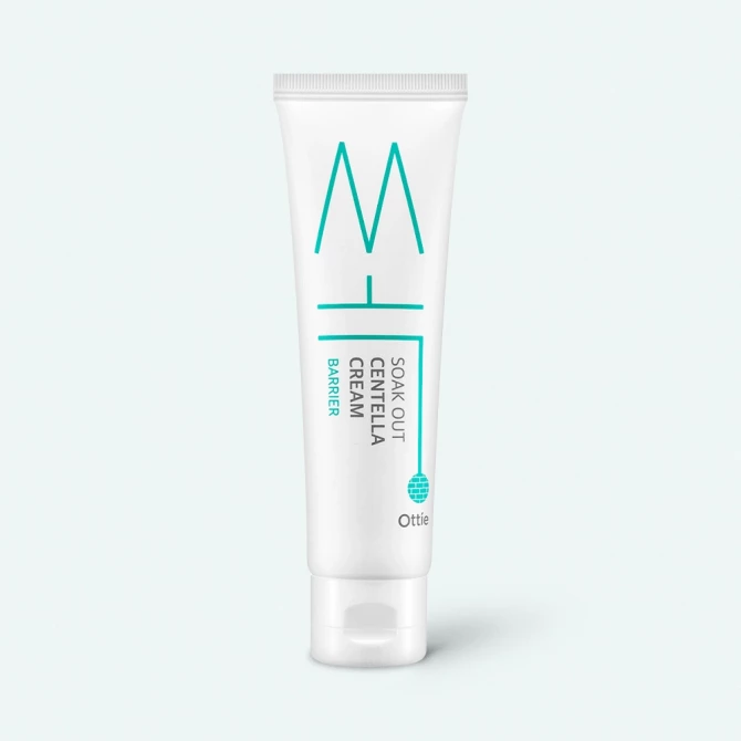 Крем для проблемной и чувствительной кожи Ottie Soak Out Centella Cream Barrier 50 мл купить в Украине 2