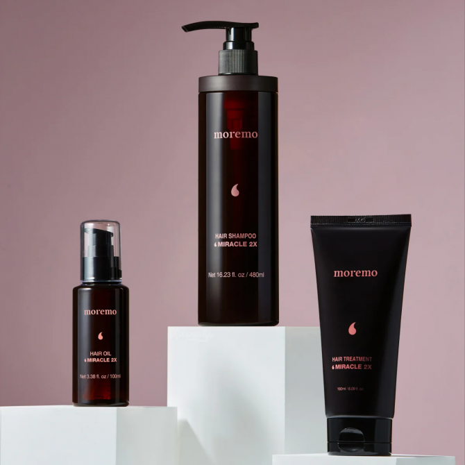 Восстанавливающий шампунь для волос с протеинами и трипептидом MOREMO Hair Shampoo Miracle 2X 480 мл купить в Украине 4