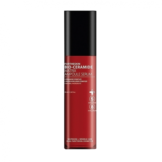 Поживна сироватка для обличчя з керамідами та пробіотиками Fortheskin Bio Ceramide Matrix Ampoule Serum 70 мл купити в Україні