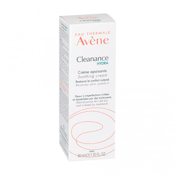 Заспокійливий крем для сухої та проблемної шкіри Avene Cleance Hydra Soothing Cream 40 мл купити в Україні 2