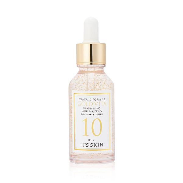 Омолаживающая сыворотка с золотом и витамином С, IT'S SKIN, Power 10 Formula Gold Vita, 30 мл купить в Украине Омолаживающая сыворотка с золотом и витамином С, IT'S SKIN, Power 10 Formula Gold Vita, 30 мл купить в Украине