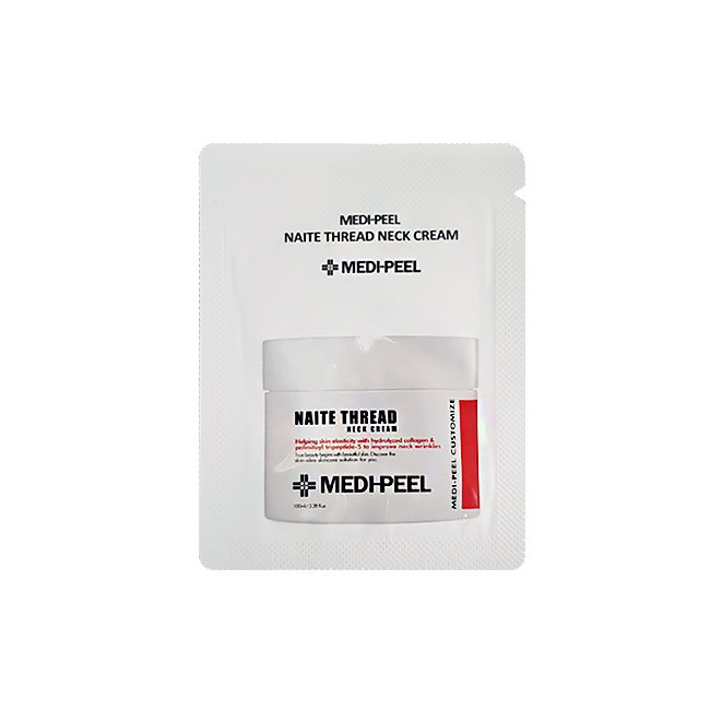 Антивозрастной крем для шеи и декольте, MEDI-PEEL, Premium Naite Thread Neck Cream, 1 мл (пробник) купить в Украине Антивозрастной крем для шеи и декольте, MEDI-PEEL, Premium Naite Thread Neck Cream, 1 мл (пробник) купить в Украине
