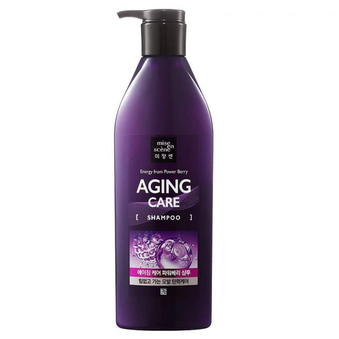 Антивіковий шампунь для сили і здоров'я волосся, MISE EN SCENE, Aging Care Shampoo, 680 мл купити в Україні Антивіковий шампунь для сили і здоров'я волосся, MISE EN SCENE, Aging Care Shampoo, 680 мл купити в Україні
