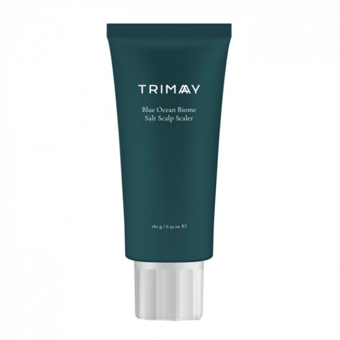 Пілінг для шкіри голови з морською сіллю та пробіотиками Trimay Blue Ocean Biome Salt Scalp Scaler 180 г купити в Україні