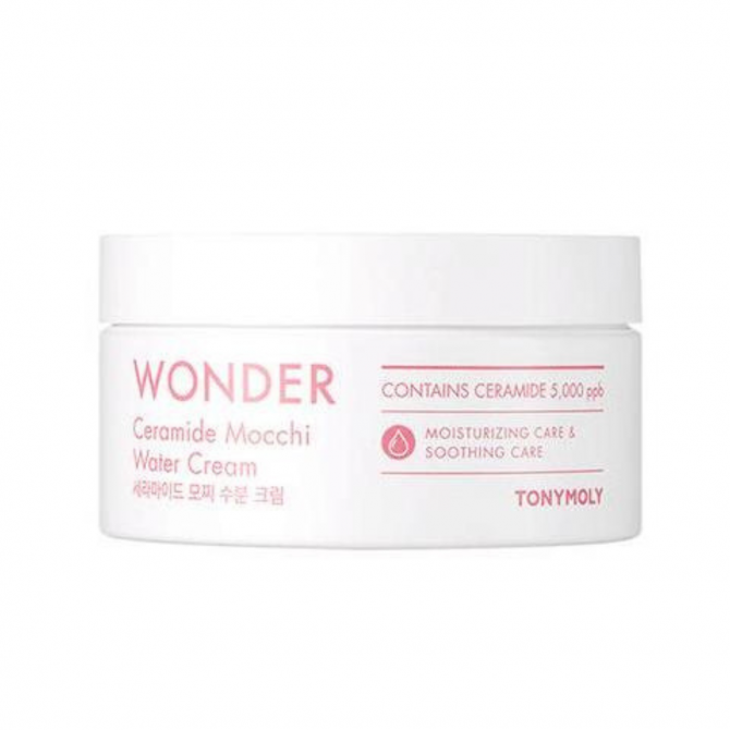 Интенсивно увлажняющий крем с керамидами TONYMOLY Wonder Ceramide Mocchi Water Cream 300 мл купить в Украине