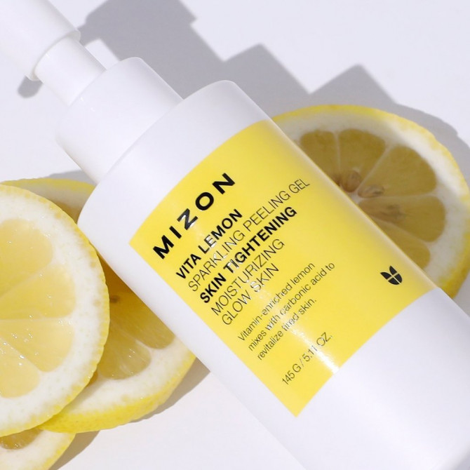 Пілінг-гель з лимоном MIZON Vita Lemon Sparkling Peeling Gel 150 мл купити в Україні 2