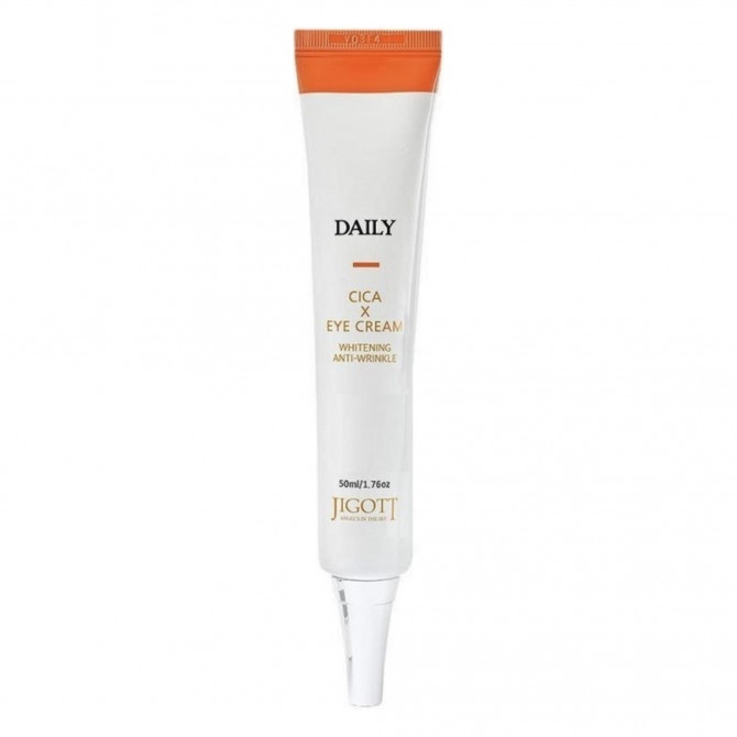 Восстанавливающий крем для век с центеллой JIGOTT Daily Real Cica Eye Cream 50 мл купить в Украине