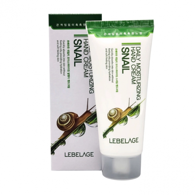 Увлажняющий крем для рук с муцином улитки LEBELAGE Daily Moisturizing Hand Cream Snail 100 мл купить в Украине 2