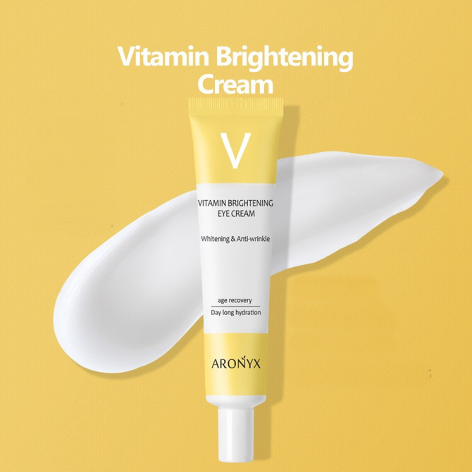 Висвітлюючий вітамінний крем для повік MEDI FLOWER Aronyx Vitamin Brightening Eye Cream 40 мл купити в Україні 2