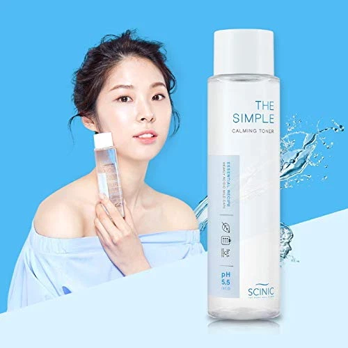 Слабокислотний заспокійливий тонер Scinic The Simple Calming Toner 145 мл купити в Україні 3