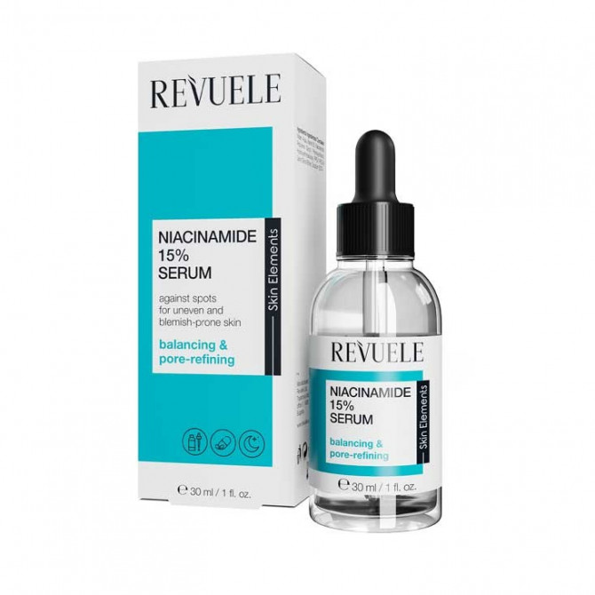 Осветляющая сыворотка для лица с ниацинамидом Revuele Niacinamide 15% Serum 30 мл купить в Украине 2