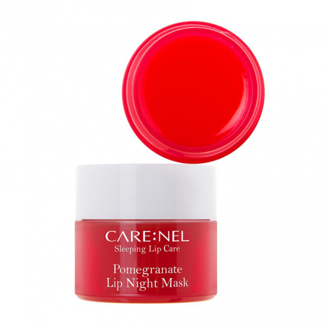 Восстанавливающая ночная маска для губ Гранат CARENEL Pomegranate Lip Night Mask 5 г купить в Украине