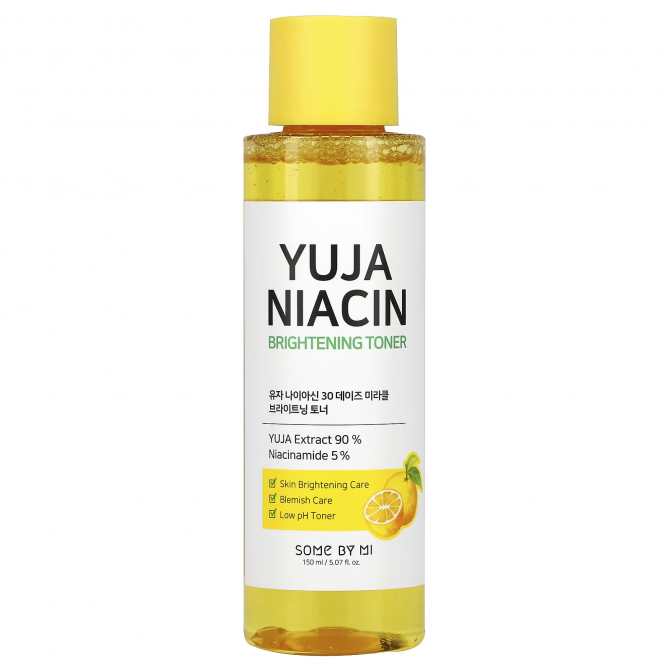Освітлюючий тонер з екстрактом юдзу SOME BY MI Yuja Niacin 30 Days Miracle Brightening Toner 150 мл купити в Україні