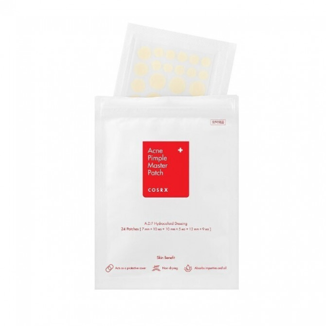 Патчи от прыщей, COSRX, Acne Pimple Master Patch, 24 шт купить в Украине Патчи от прыщей, COSRX, Acne Pimple Master Patch, 24 шт купить в Украине