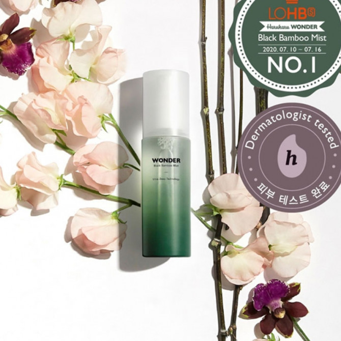 Успокаивающий мист с экстрактом бамбука Haruharu WONDER  Black Bamboo Mist 80 мл купить в Украине 2