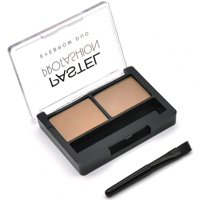Набор для бровей: Воск и Тени тон 01 PASTEL Profashion Eyebrow Duo купить в Украине 4