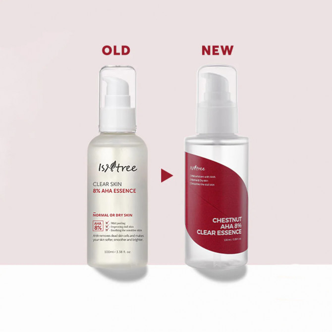 Відлущуюча есенція з AHA-кислотами ISNTREE Clear Skin 8% AHA Essence 100 мл купити в Україні 4