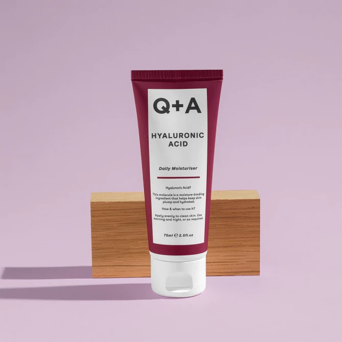 Зволожуючий крем для обличчя з гіалуроновою кислотою Q+A Hyaluronic Acid Daily Moisturiser 75 мл купити в Україні 2