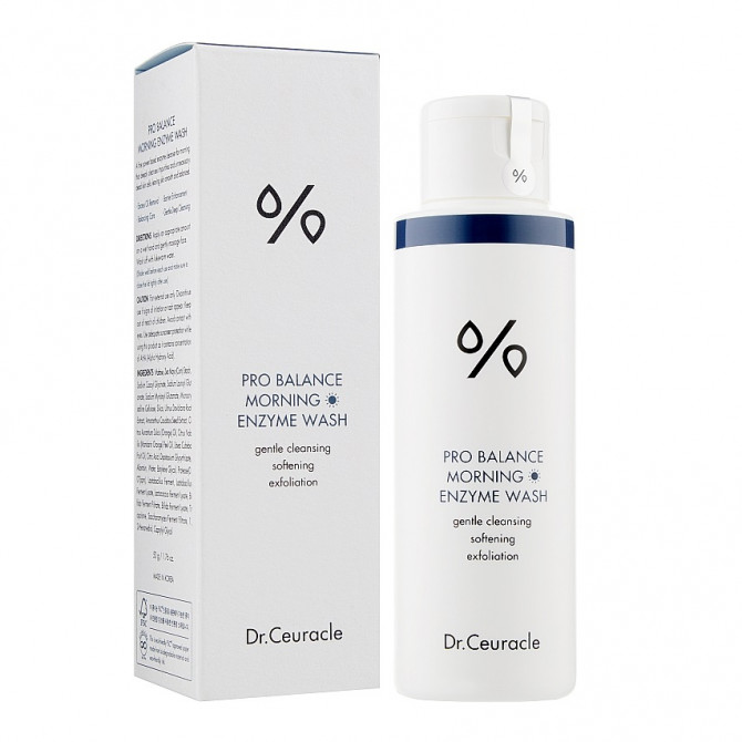 Ензимна пудра з пробіотиками Dr.Ceuracle Pro-Balance Morning Enzyme Wash 50 г купити в Україні