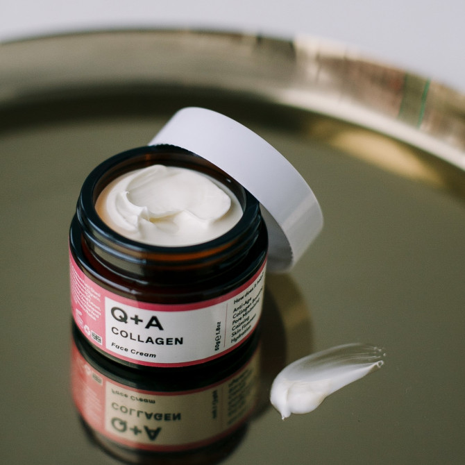 Омолоджуючий крем для обличчя з колагеном Q+A Collagen Face Cream 50 г купити в Україні 3