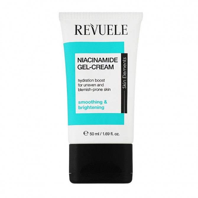 Заспокійливий та освітлювальний крем-гель з ніацинамідом Revuele Niacinamide Gel-Cream 50 мл купити в Україні