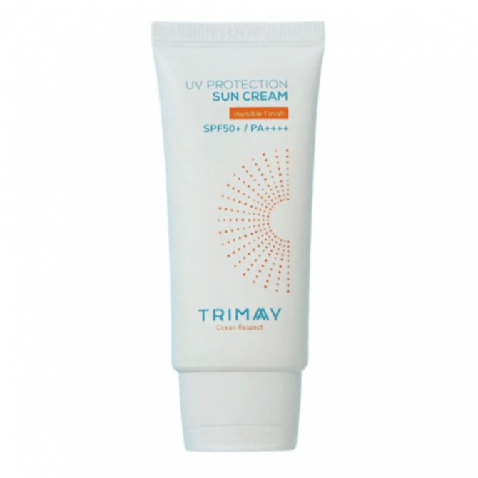 Сонцезахисний крем із колагеном та амінокислотами Trimay UV Protection Sun Cream SPF50+ PA++++ 50 мл купити в Україні