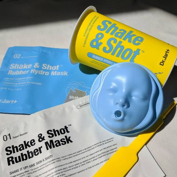 Увлажняющая альгинатная маска Dr. Jart+ Dermask Shaking Rubber Hydro Shot Mask 50 мл купить в Украине 2
