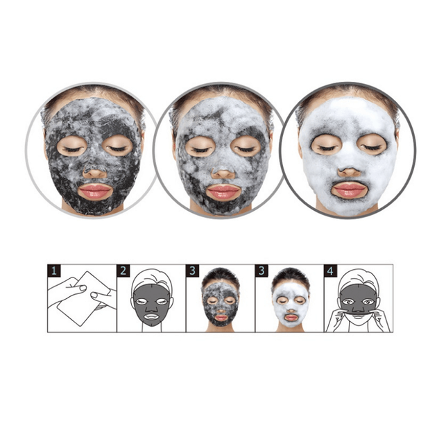 Очищувальна бульбашкова маска з вулканічним попелом EYENLIP Black O2 Bubble Mask Volcano купити в Україні 3