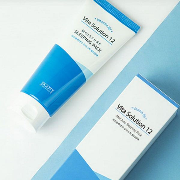 Зволожуюча нічна маска для обличчя JIGOTT Vita Solution 12 Moisture Sleeping Pack 180 мл купити в Україні 2