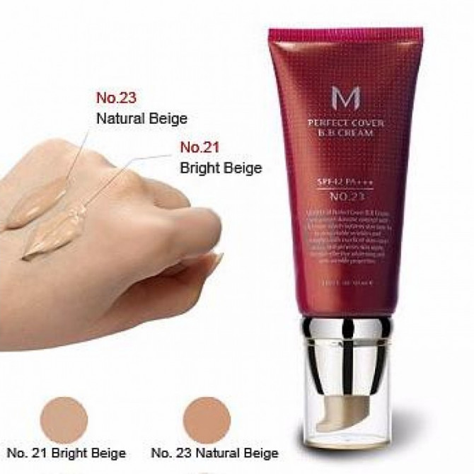 Тональний ВВ крем # 23 MISSHA M Perfect Cover BB Cream SPF42 / PA +++ # 23 50 мл купити в Україні 6