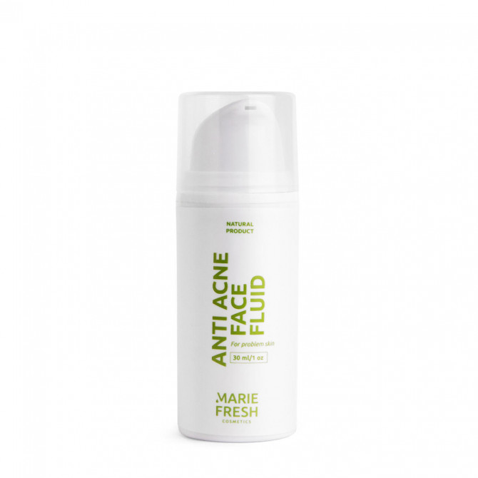 Крем-флюїд проти прищів для проблемної шкіри Marie Fresh Cosmetics Anti Acne Face Fluid 30 мл купити в Україні 3