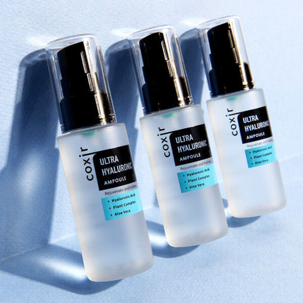 Интенсивно увлажняющая сыворотка для лица с гиалуроновой кислотой Coxir Ultra Hyaluronic Ampoule 50 мл купить в Украине 3