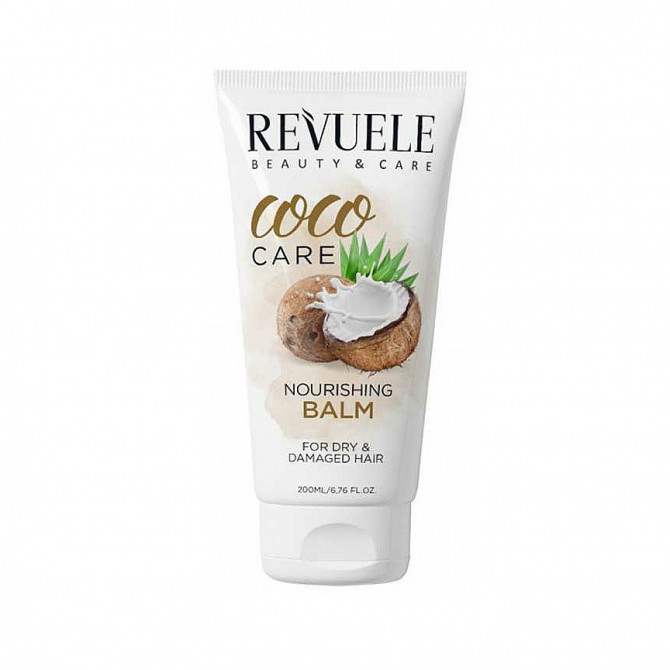 Питательный бальзам для волос с кокосовым маслом Revuele Coco Oil Care Nourishing Balm 200 мл купить в Украине
