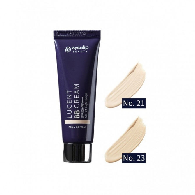 Увлажняющий BB крем для идеального тона EYENLIP Lucent BB Cream SPF50+/PA+++ No 21 Light Beige 20 мл купить в Украине 2