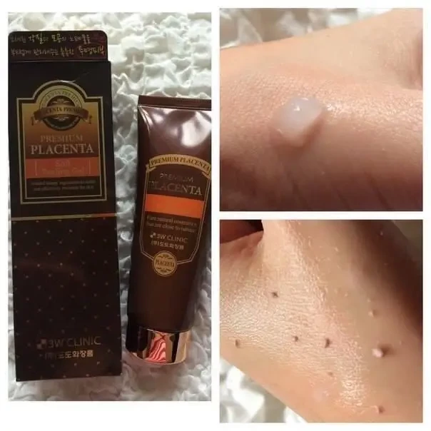Пілінг гель з рослинною плацентою 3W CLINIC Premium Placenta Soft Peeling Gel 180 мл купити в Україні 2