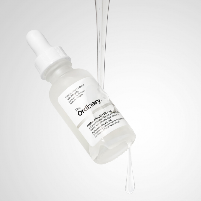 Освітлююча сироватка з альфа арбутином 2% і гіалуроновою кислотою The Ordinary Alpha Arbutin 2% + HA 30 мл купити в Україні 2