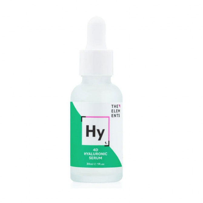 Зволожуюча сироватка з гіалуроновою кислотою The Elements 4D Hyaluronic Serum 30 мл купити в Україні