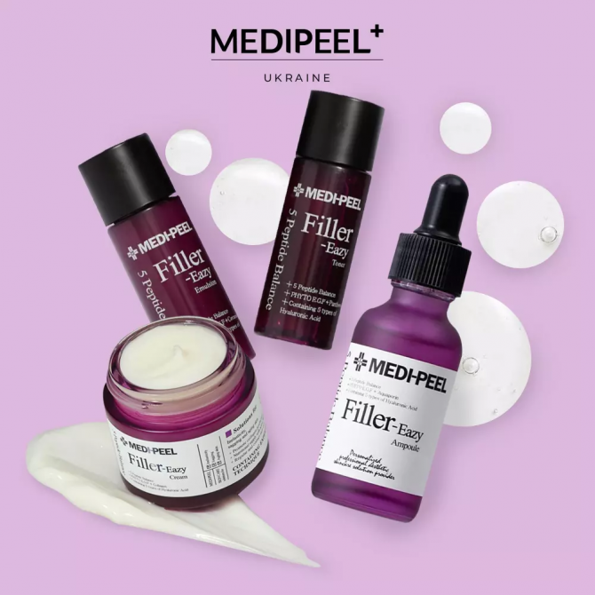 Набір засобів для омолодження для обличчя з ефектом філера MEDI-PEEL Eazy Filler Multi Care Kit купити в Україні 3
