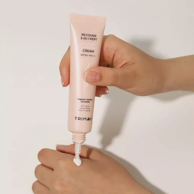 Корректирующий уходовый ССС-крем Trimay CCC Cream SPF50+PA+++ 30 мл купить в Украине 4