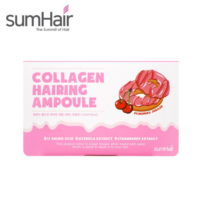 Сыворотка для восстановления и увлажнения волос SUMHAIR Collagen Hairing Ampoule 13 мл купить в Украине 3