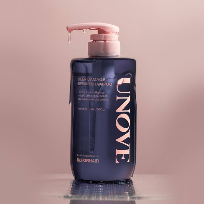 Восстанавливающий шампунь для поврежденных волос UNOVE Deep Damage Repair Shampoo 500 мл купить в Украине 2