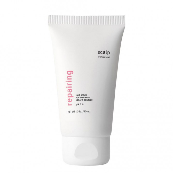 Сыворотка для восстановления волос с кератином Scalp Repairing Hair Serum For Split Ends Keratin Complex 40 мл купить в Украине