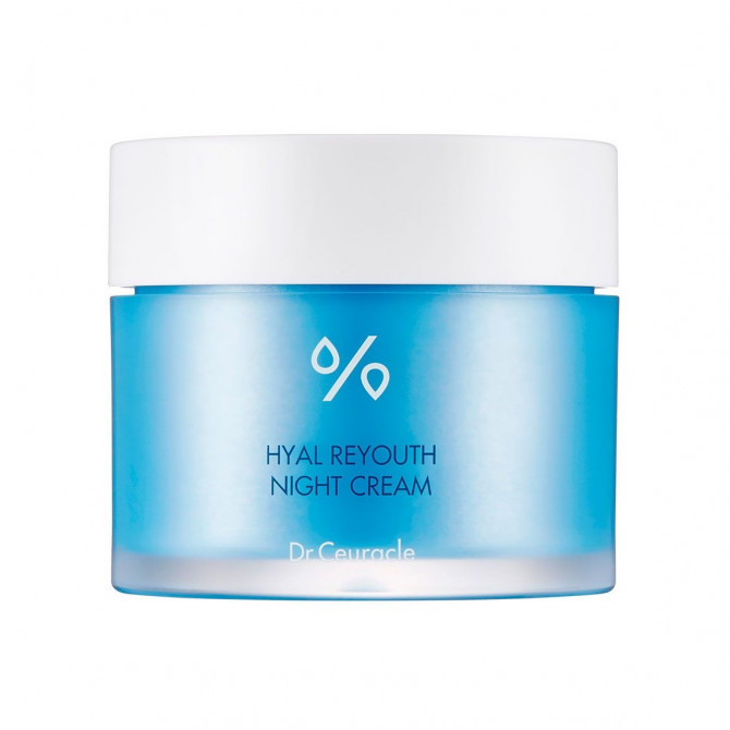 Зволожуючий нічний крем-маска з гіалуроновою кислотою Dr. Ceuracle Hyal Reyouth Night Cream 60 г купити в Україні 2